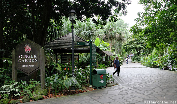 Vườn bách thảo Singapore ginger garden